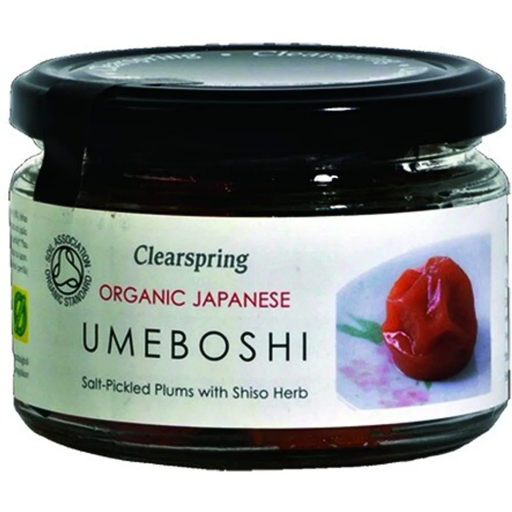 Ciruelas Umeboshi japonesas ecológicas - Clearspring - FashionsVida