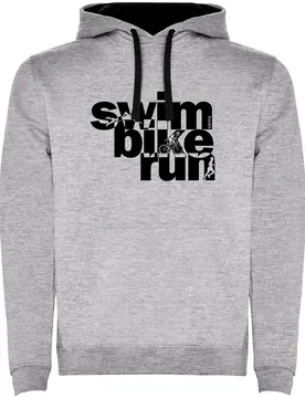 Sweat à Capuche Word Triathlon Two-colour