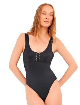 Maillot De Bain High Tech Without Wire Front Eyelets