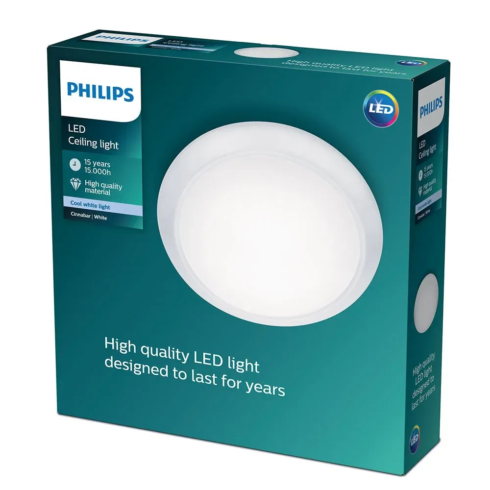 Plafonnier Cinnabar 20w 2000lumen 4000k 40.4 Cm Led White One Size - Philips - FashionsVida
