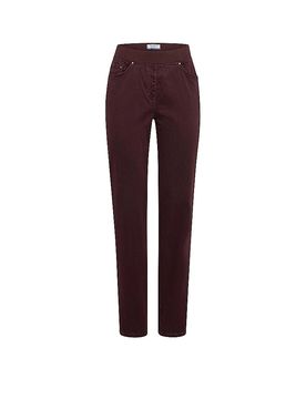 Pantalón PAMINA rojo oscuro 38