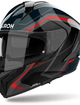 Casco Moto Integrale MATRYX WIDE Rosso Lucido taglia S - Airoh - FashionsVida