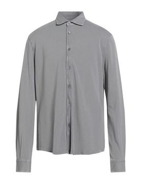 FEDELI Hemd Herren Grau 56 Herren