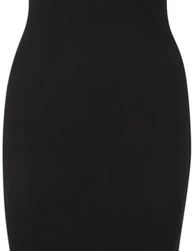 Kleid lang - Ladies Rib Top Dress - XS bis 4XL - für Damen - Größe XS - schwarz - Frauen - female - Urban classics - FashionsVida