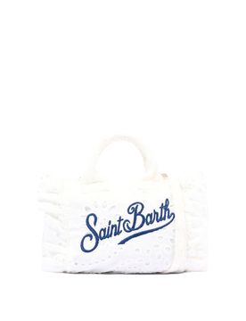 Borsa mini vanity con volant e tracolla