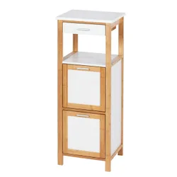 Regal Finja 2 Ablagen aus Bambus