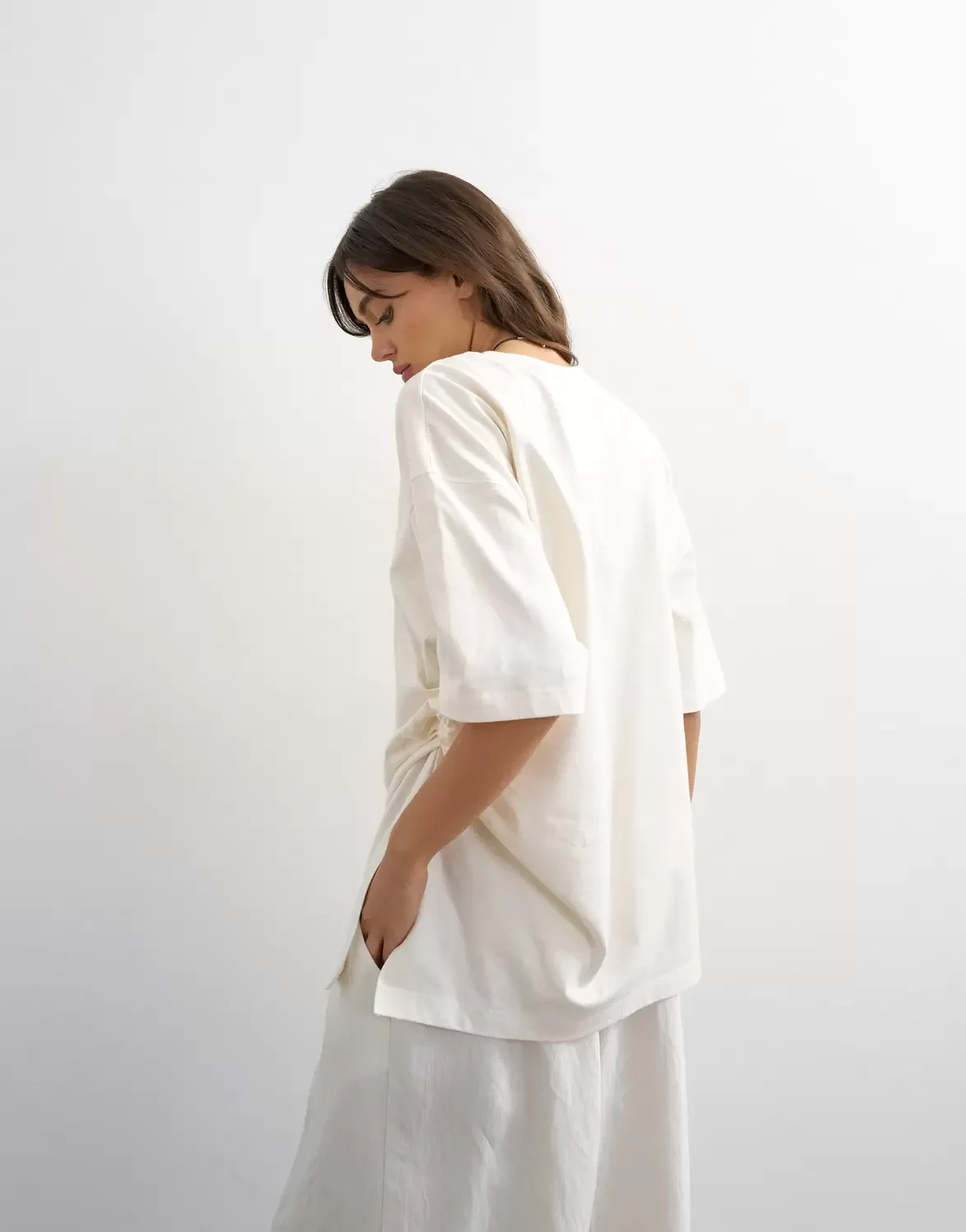 TSRIKKA OVERSIZED KNOT TEE JRS female - XS - FashionsVida