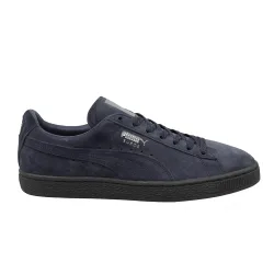 Suede Classic Mens Navy Trainers - Blue Leather - Size Uk 3.5