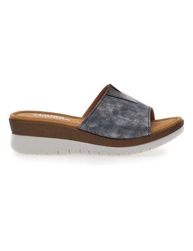 Ciabatte Blu con Platform 6526 38