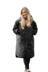 The Cobe Unisex Waterproof Sherpa Dry Robe Coat - - Size: XS