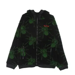 Felpa Cappuccio Zip Uomo Spider Fur Zip Hoodie Black