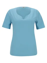 Shirt Herz-Ausschnitt Interlock female