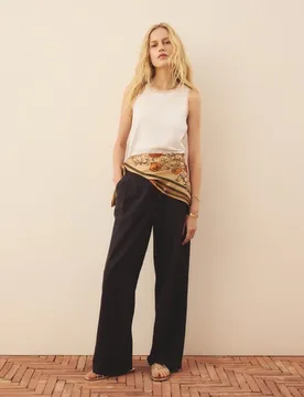 Pantalón lino de mujer - Southern Cotton - FashionsVida