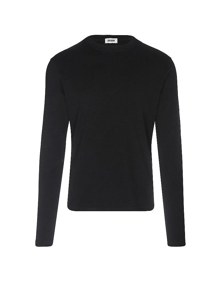 Langarmshirt schwarz M herren - Drykorn - FashionsVida