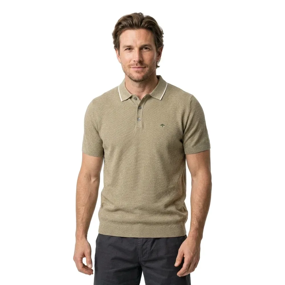 Polo A Maniche Corte 1603702 Pistachio S - Fynch Hatton - FashionsVida
