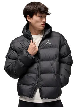 Puffer Men Jackets - Black - Size S - Down - Black - Size: Small - Jordan - FashionsVida