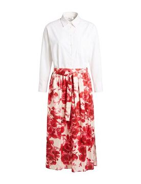Maxi-Kleid Damen Weiß 36 Damen