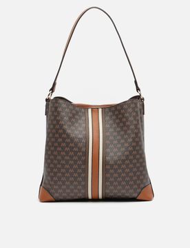 Eveline Mittlere Tote-Tasche mit Monogramm-Print