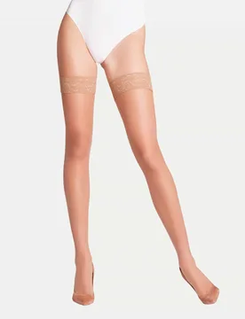 Shelina 12 STU Beige 9.5-10 - Falke - FashionsVida
