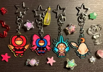 ULTRAKILL Mini Acrylic Keychains 1.5 Inch Charms - Collectible Item for Key Organizing And Decorative Purposes