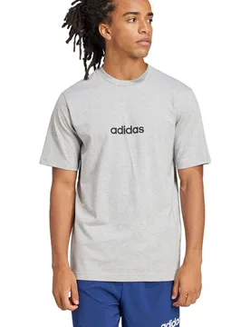 Essentials linear camiseta manga corta hombre Gris (XL) - Adidas - FashionsVida