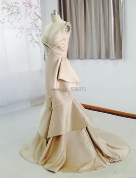 YNQNFS Sexy Mermaid Front Open Ruffles Party Evening Prom Robe Vestidos de Fiesta Largos Elegantes de Gala Champagne Dress YRE2 - Aliexpress - FashionsVida