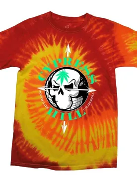 T-Shirt - Vintage Skull - S bis XL - für Männer - Größe S - multicolor - Lizenziertes Merchandise! - Männer - male - Cypress Hill - FashionsVida