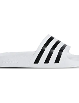 Adilette Women Flip-Flops and Sandals - White - Size 5.5 - Mesh/Synthetic - White - Size: 5.5 - Adidas - FashionsVida
