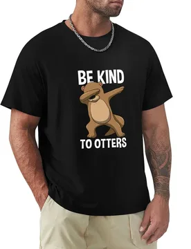 Be Kind To Otters T Shirt Puns Wordplay Pun Gift T-Shirt Big and Tall Casual T-Shirt - Aliexpress - FashionsVida