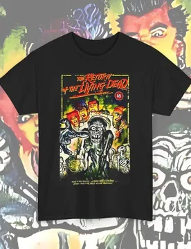 Return Of The Living Dead T-shirt - Horror Movie Fan Gift, Classic Zombie Tee, Scary Halloween Shirt, Unisex Heavy Cotton Tee - Aliexpress - FashionsVida