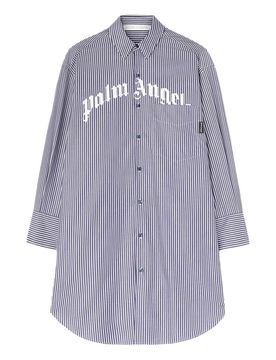 Palm Angels Vestito midi a righe