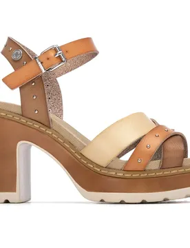 Sandali Con Tacco 175207 Beige EU 40