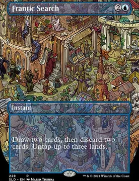 Frantic Search (Foil) (Secret Lair - Fblthp: Totally Lost) Secret Lair Drops - Magic: The Gathering - FashionsVida