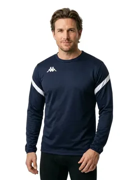 Sweat-shirt Dolvano Blue Marine / White L - Kappa - FashionsVida