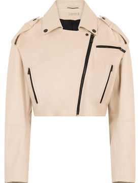 Mini Cropped Leather Jacket