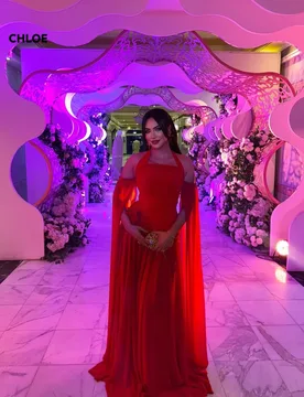 Line A Luxury Prom Dresses 2025 Woman Luxury Custom Made Off the Shoulders Evening Gown Shawl Wedding Evening Dress Robe Soiree - Aliexpress - FashionsVida