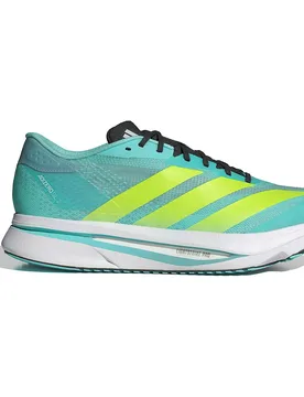 Adizero Sl2 Running Shoes Flash Aqua / Lucid Lemon / Mint Ton UK 5.5 Men - Adidas - FashionsVida