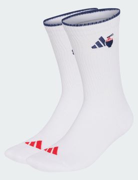 Calze Food Graphic Crew 2PP 43-45 White / Pure Ruby / Dark Blue