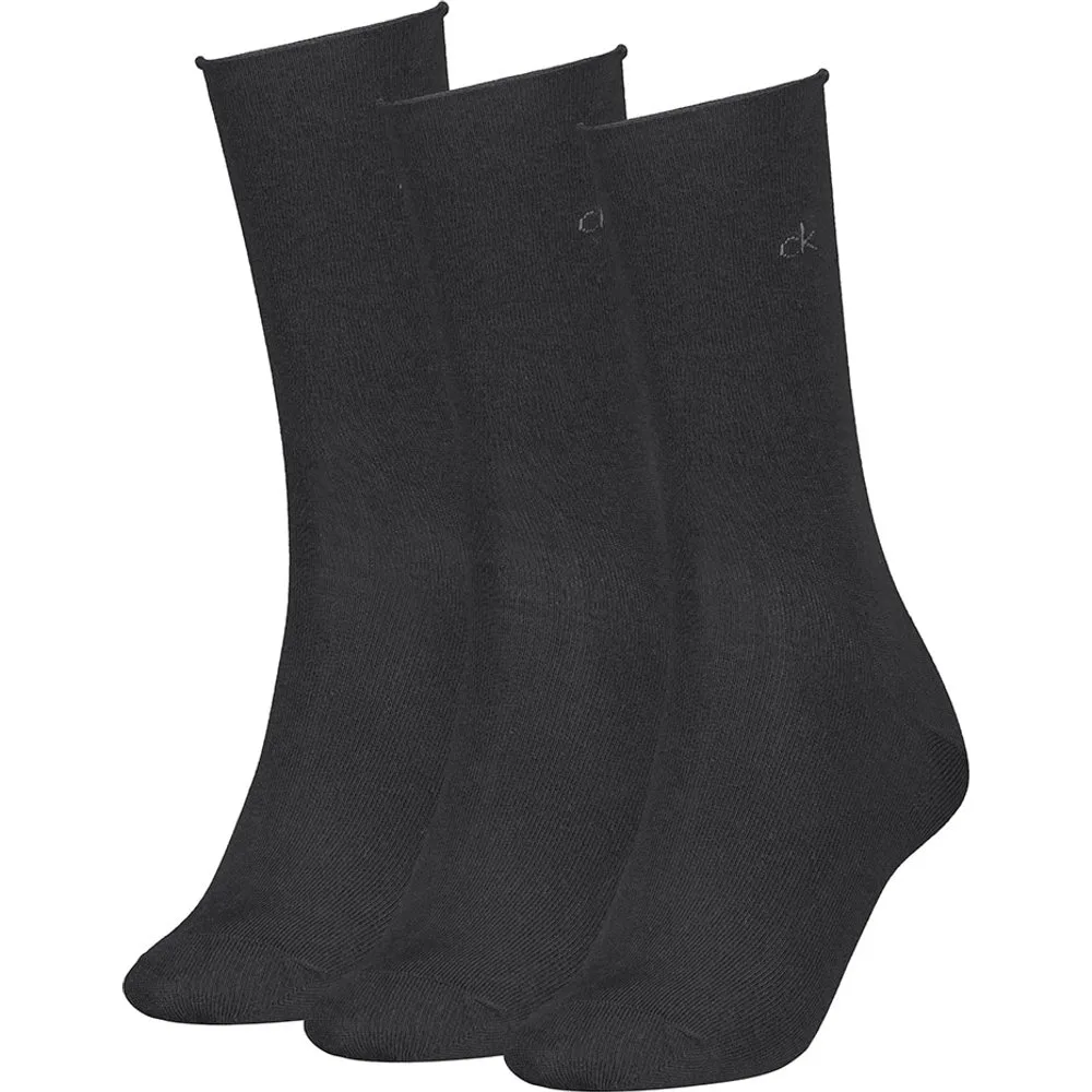 Calcetines clásicos de mujer (pack de 3) - Calvin Klein - FashionsVida