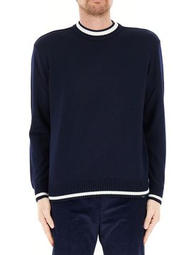 Maglione lana vergine BLU NOTTE XL