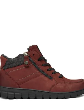 Schnürschuhe CEO-WI23-GHANA-07 Dunkelrot 41 female - Go Soft - FashionsVida