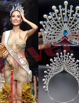 Levery Miss Global 2025 Big Crown Pageant Adjustable Crowns for Women Zircon Tiara Rhinestone Headpiece for Birthday Prom - Aliexpress - FashionsVida