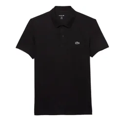 Regular Fit Polo Black L Herren