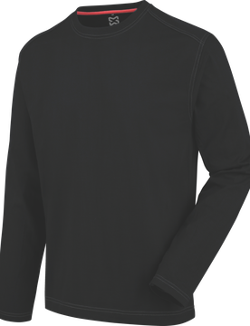 Tee-shirt de travail à manches longues Pro noir Noir 4XL