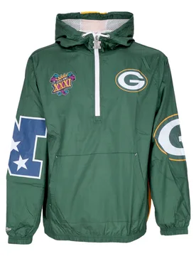 Giacca a Vento Infilabile Uomo Nfl Team Og 2.0 Anorak Windbreaker Grepac Original Team Colors - Mitchell & Ness - FashionsVida