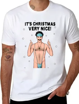 Borat Christmas Merch T-Shirt cotton t shirts high quality t shirts for man cotton soft T-Shirt - Aliexpress - FashionsVida