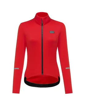 Maillot de ciclismo térmico Progress para mujer rojo 38 - GOREWEAR - FashionsVida