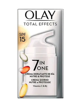 Total Effects 7 En 1 Anti-Ageing Moisturiser Spf 15 50Ml - Olay - FashionsVida