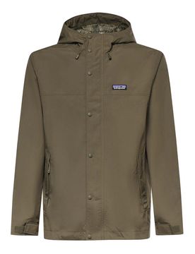 Giacca In Nylon Impermeabile Con Logo
