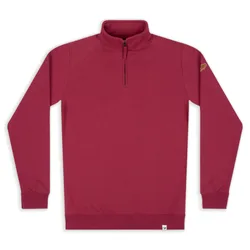 Women's Erin Quarter Zip Sweatshirt - Beaujolais